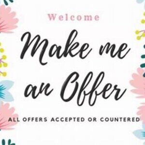 We are happy to negotiate a price!